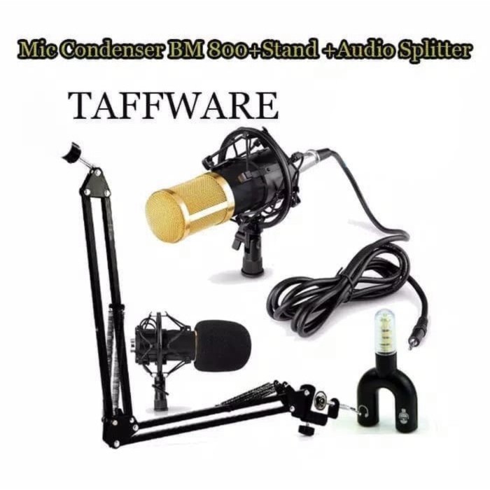 Terbaru Mic Bm800 Bm 800 Plus Stand Meja