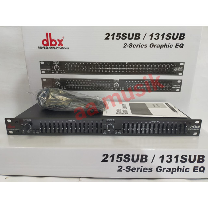 Ready Stock Equalizer Dbx 215/131 Output Sub Grade A