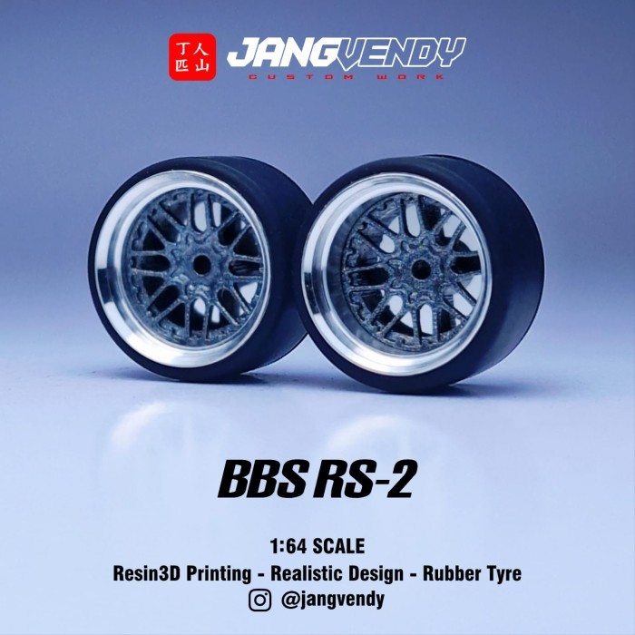 Ban Karet diecast JV Wheels model BBS RS 2