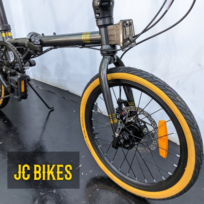 Sepeda Lipat Element Troy 8 Speed 16 Inch