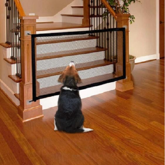 Pembatas Pintu Jaring Penghalang Kandang Pagar Hewan Kucing Anjing