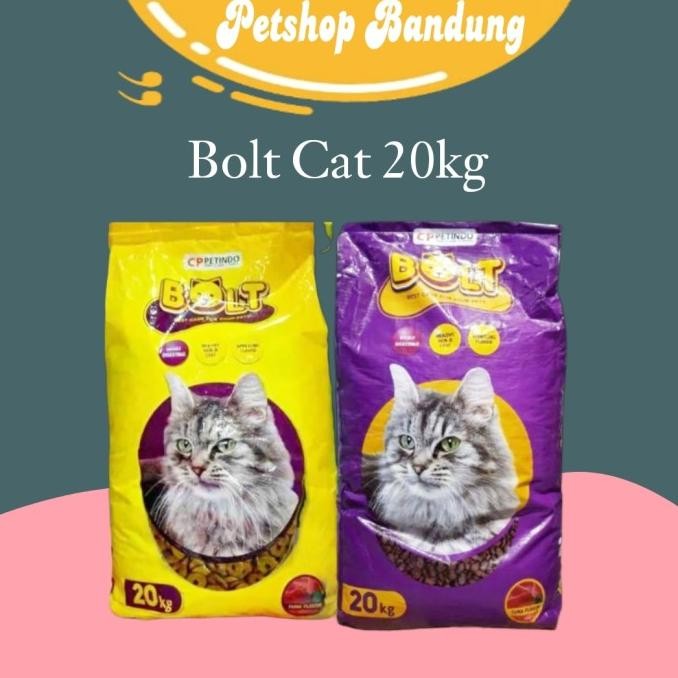 Bolt Cat 20 kg / Makanan Kucing merk Bolt 20kg