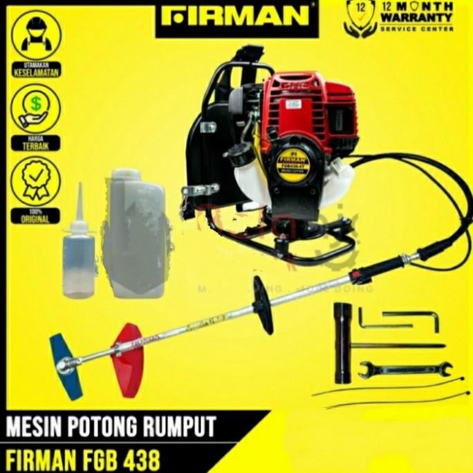 Sale New Mesin Potong Rumput Firman 4 Tak Fgb 438 Bensin Brush Cutter Fgb438