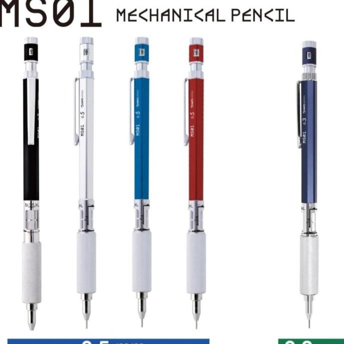 

TERLARIS - Pensil Mekanik Ohto MS01 Full Metal Drafting Pencil