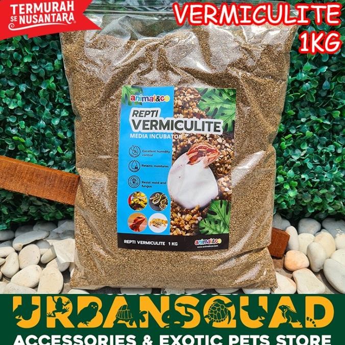 VERMICULITE 1KG MEDIA TELUR TELOR REPTILE INKUBATOR SULCATA BP BD KURA