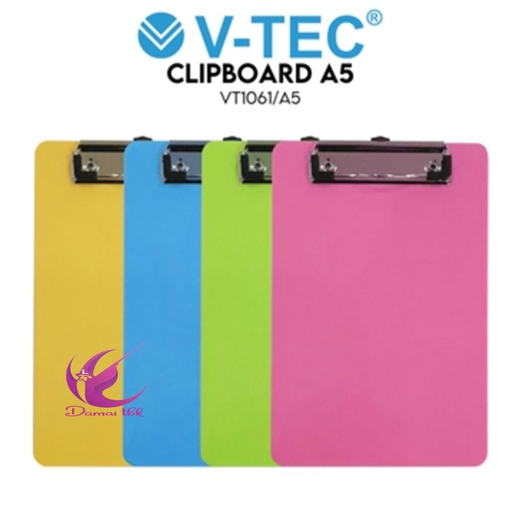 

Clipboard / Papan Dada A5 V-tec VT-1061 - PAPAN KLIP Warna