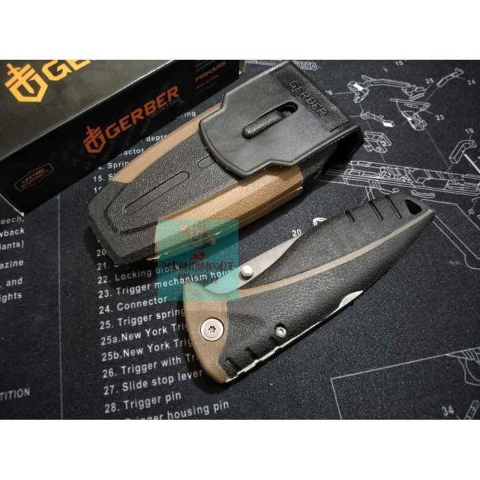 MURAH pisau lipat tajam Pisau Camping Outdoor Lipat Survival Gerber
