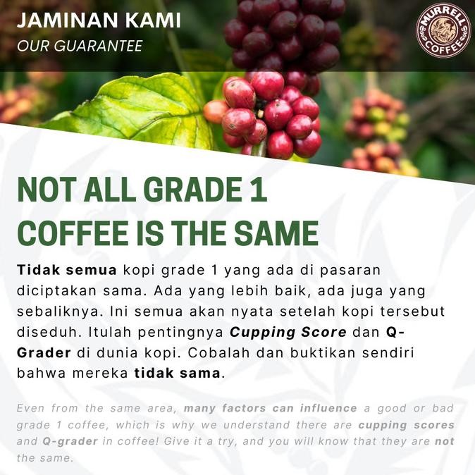 

1 Kg Sumatra Lintong Kopi Arabica Specialty Premium Murrell Coffee