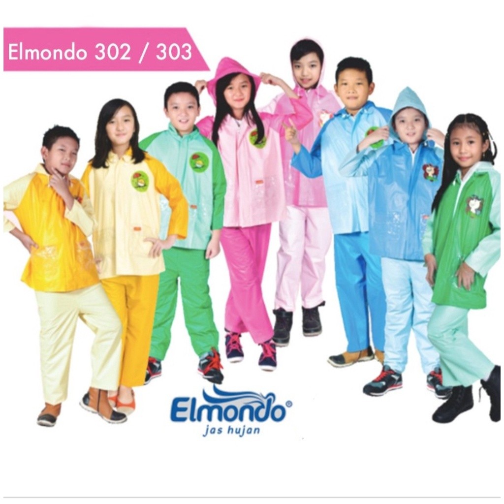 Jas Hujan Anak Raincoat Js Hjn Umur 2-13Thn Mantol Ank2 Cowok Cewek Mantel Tebal Anti Air Terbaru 20