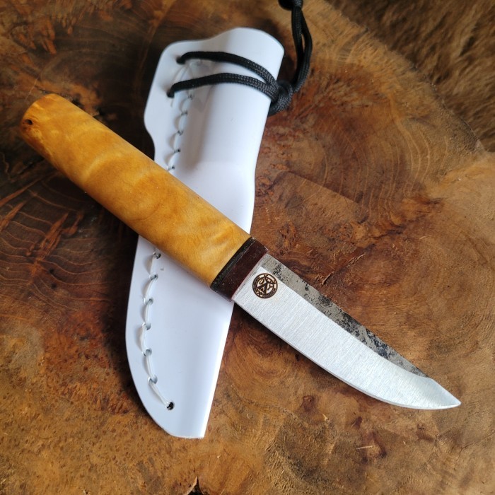 BERMUTU PISAU PUUKKO BUSHCRAFT OUTDOOR CARVING KNIFE
