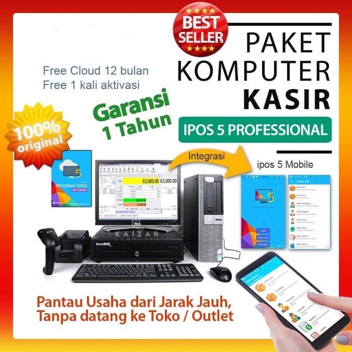 Termurah Paket Komputer Kasir Full Set