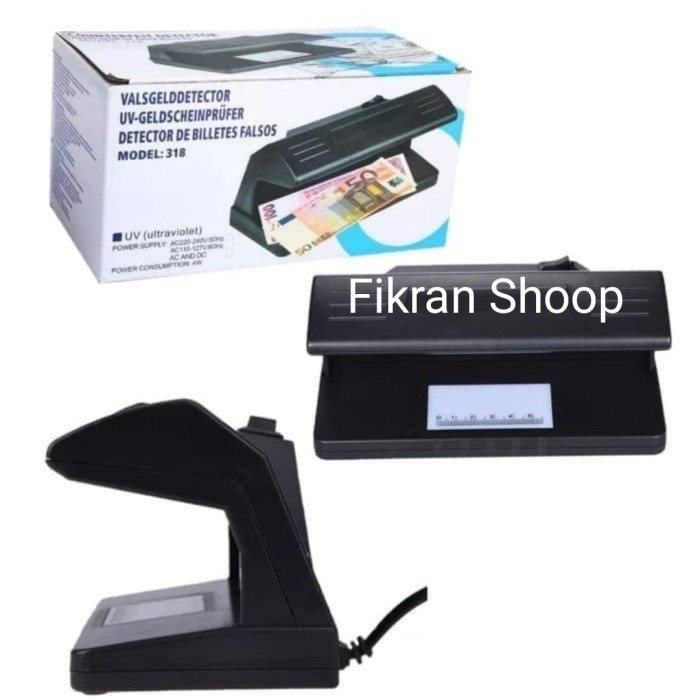 Terbaru Alat Deteksi Uang Palsu /Alat Sensor Uang Palsu Model 318