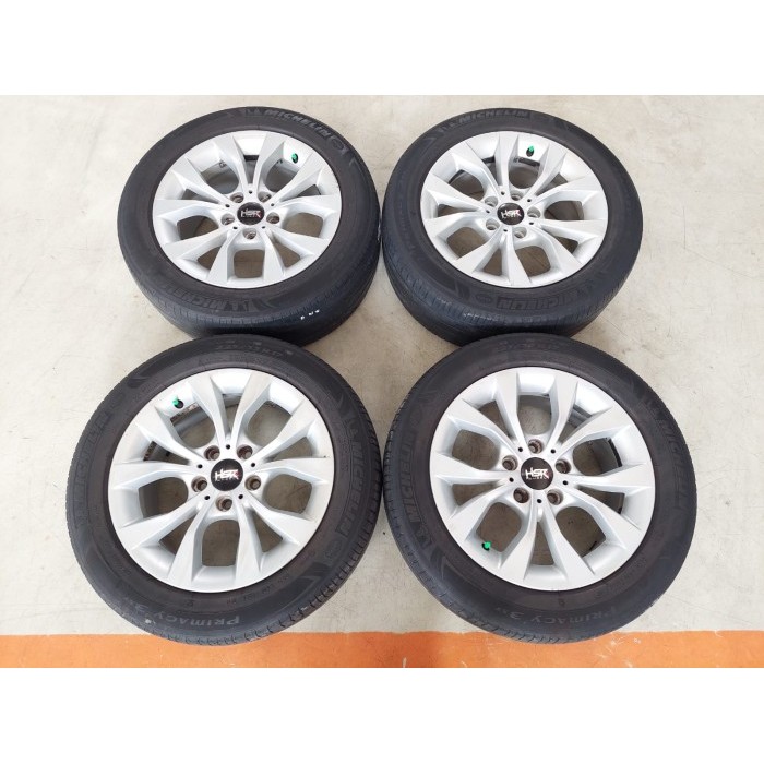 velg mobil bekas copotan bmw ring 17 pcd 5x120 + ban 225 55 R17