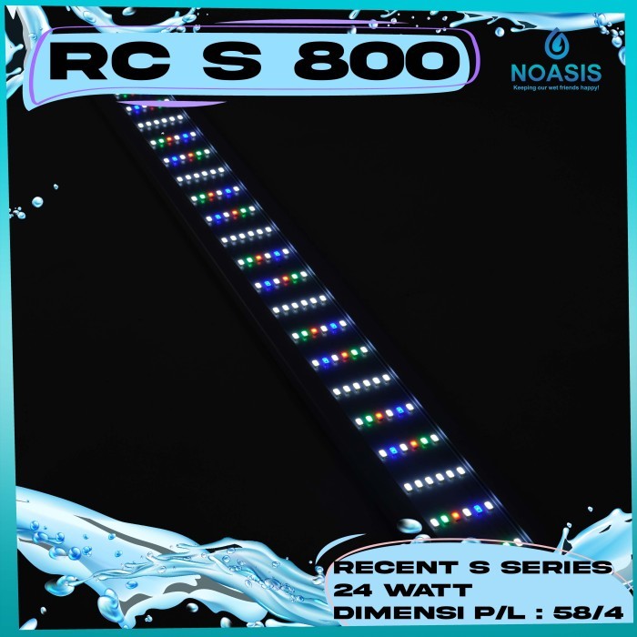 Cuci Gudang Lampu Led Recent S800 S-800 26W Aquascape Aquarium S-Series Low Watt