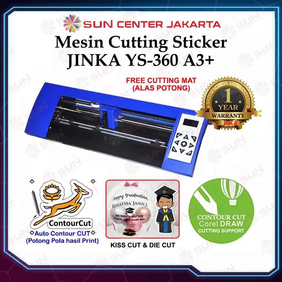 

Mesin Cutting Sticker Jinka YS 360 A3+ Support Cutting CorelDraw Auto Contour Cut (Sticker Transparant Balon Gift Wisuda, Sticker Vinyl Bontax, Label, Hangtag)