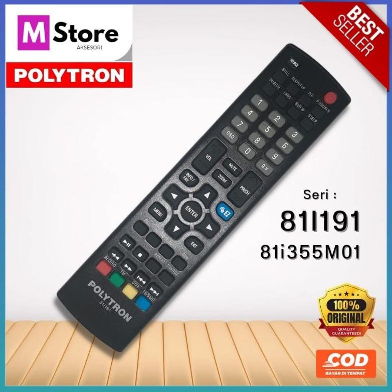 Remot Remote TV LED Polytron 81I191 81i355M01