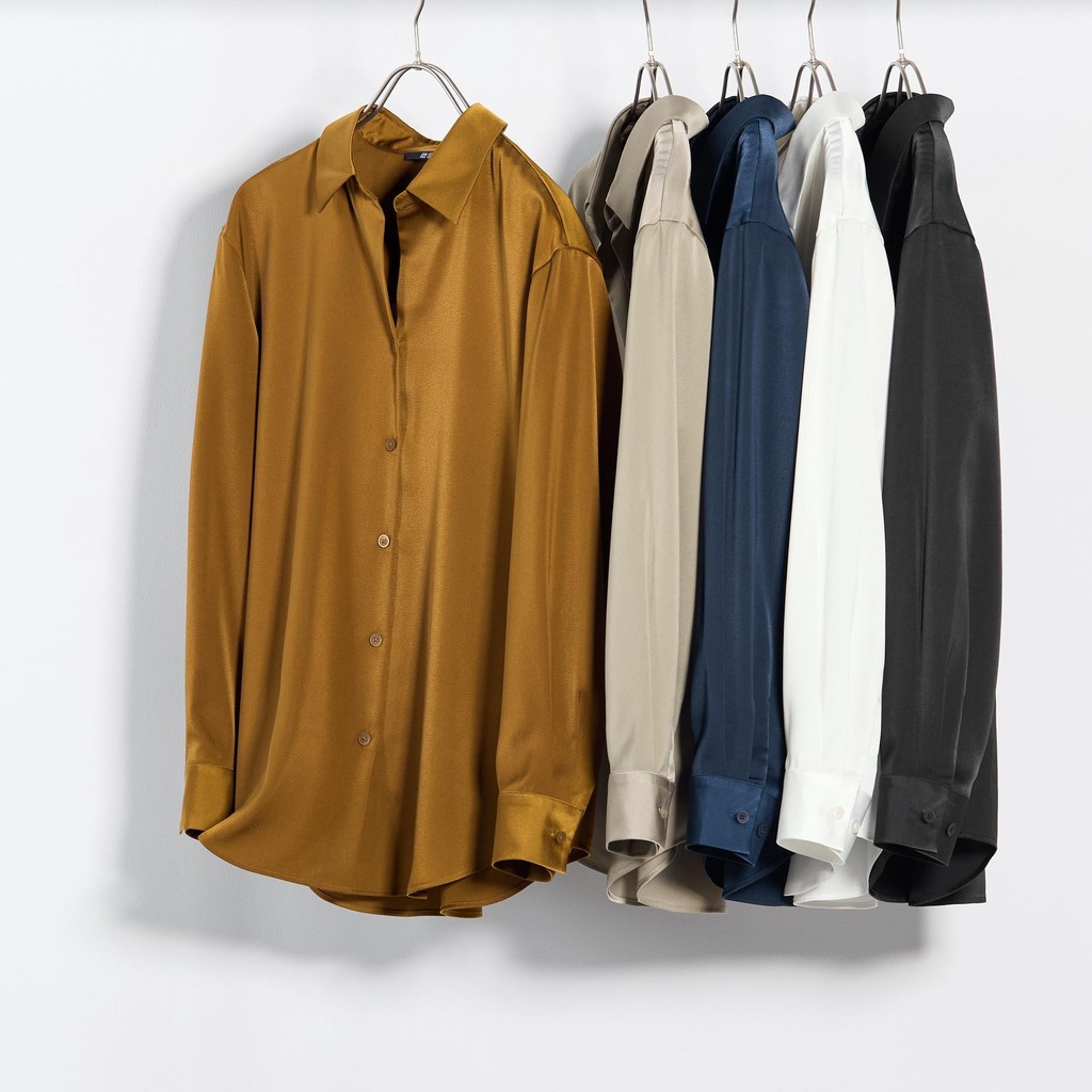 Uniqlo Blus Satin