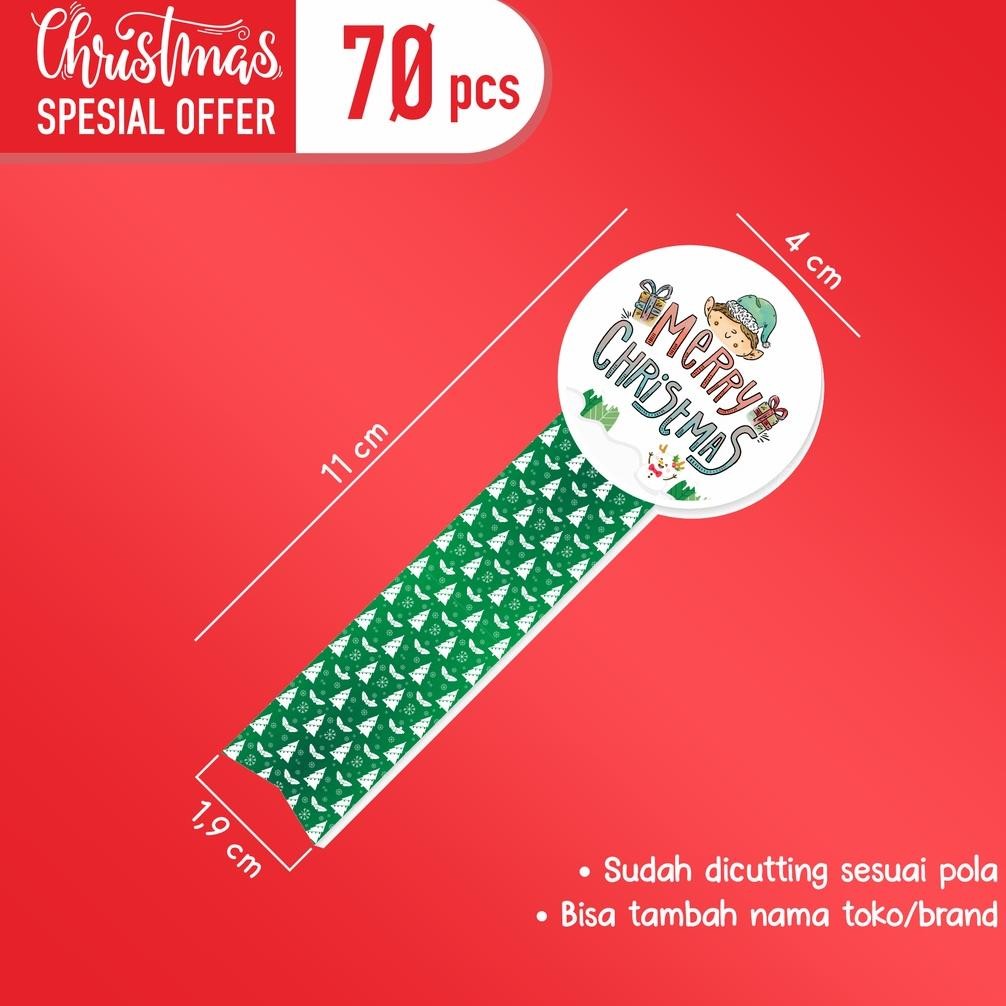 

Stiker Toples Kue Kering Tema Natal/Christmas (Isi 72 Stiker) Design Lucu-Lucu Part 3
