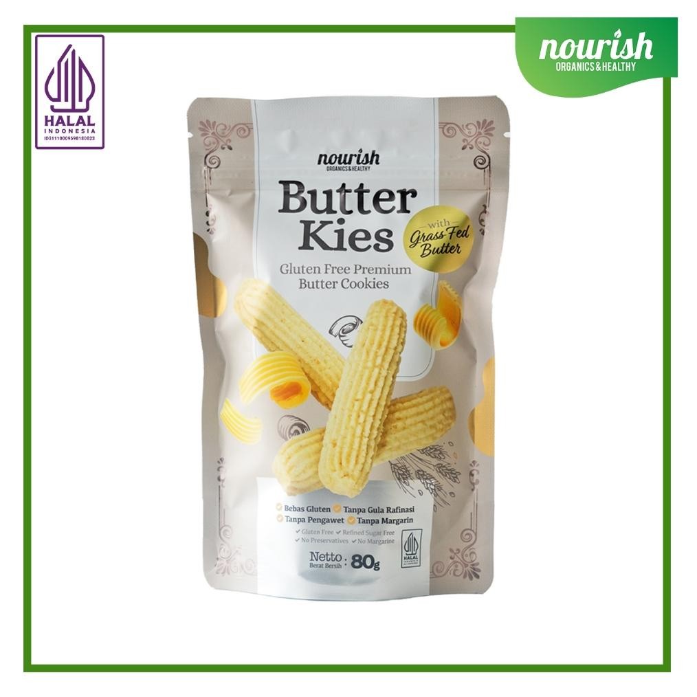 

Butter Kies - Gluten Free Premium Grass Fed Butter Cookies 80Gr