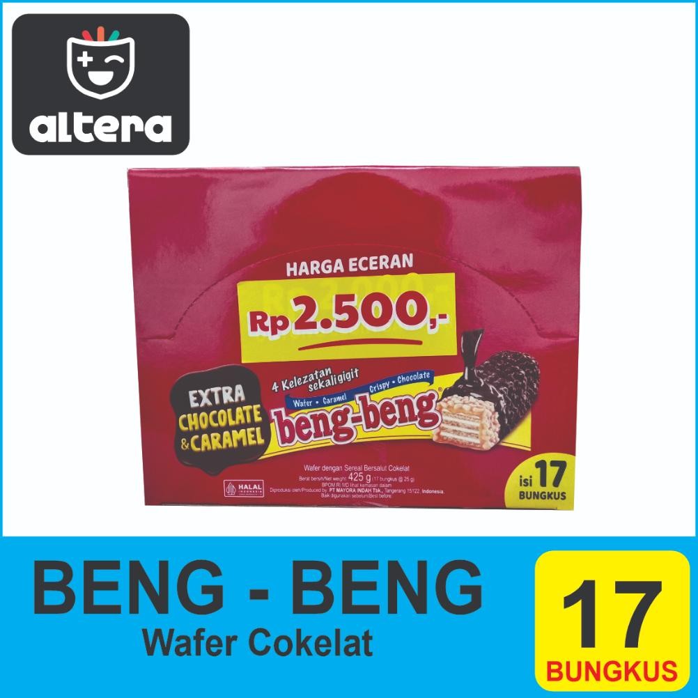 

Beng - Beng 2500 Wafer Cokelat - 1 Dus Isi 17 Bungkus