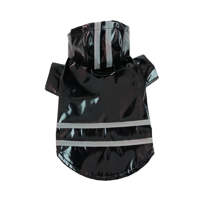 Harga Murah Baju Jas Hujan Anjing Kucing Dog Cat Raincoat Waterproof Anti Air - Hitam, S(0.5-1kg) T5