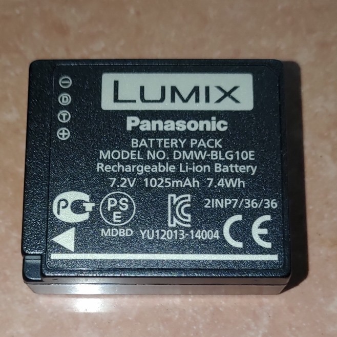 Panasonic Lumix DMW-BLG10E Lumix GX85 , GF6 ,G100 Original