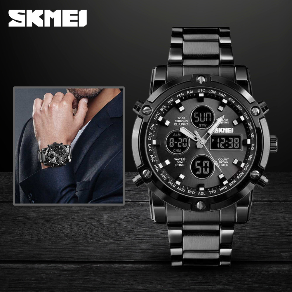 - SKMEI Jam Tangan Kasual Digital Analog Pria - 1389 -