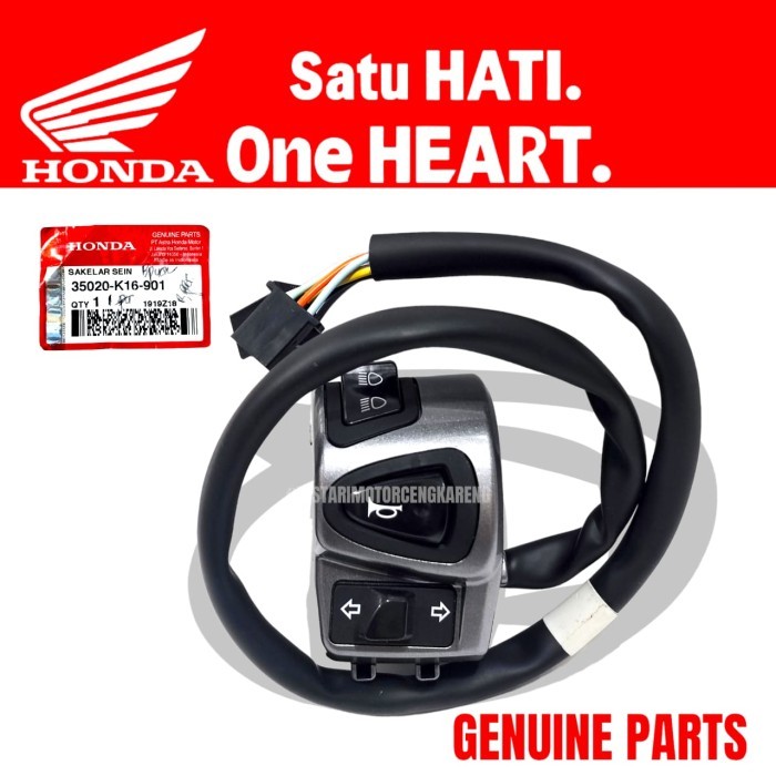 Holder Saklar Kiri Scoopy Fi Non Esp Asli Ahm 35020-K16-901