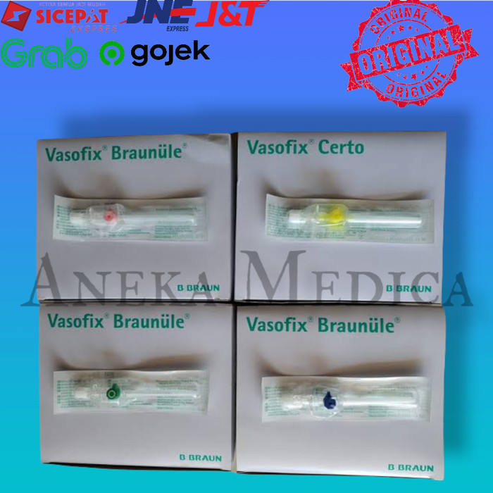 Vasofix Bbraun 18/20/22/24