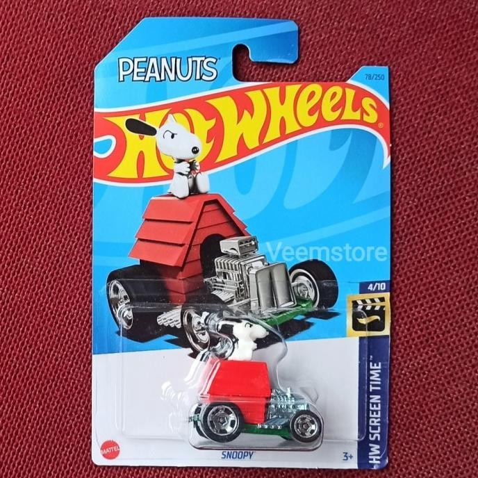 Hotwheels Snoopy Peanuts Original Mattel