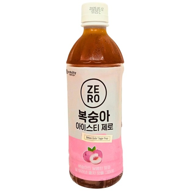 

S18819 MCNULTY ZERO PEACH TEH 500ML BTL MAJU BERSAMA (20250119)