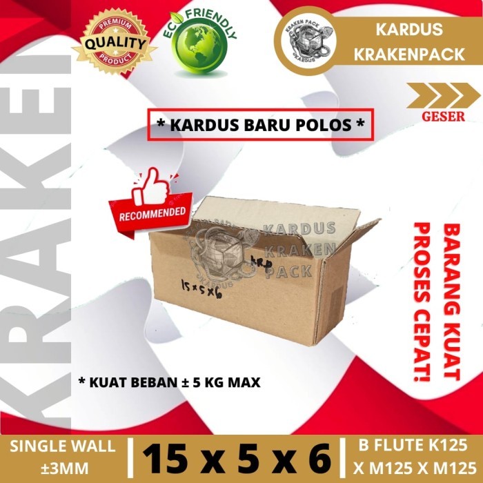 

DUS KARDUS PACKING 15x5x6 cm KARDUS BARU POLOS BOX MURAH 15 x 5 x 6 Cm