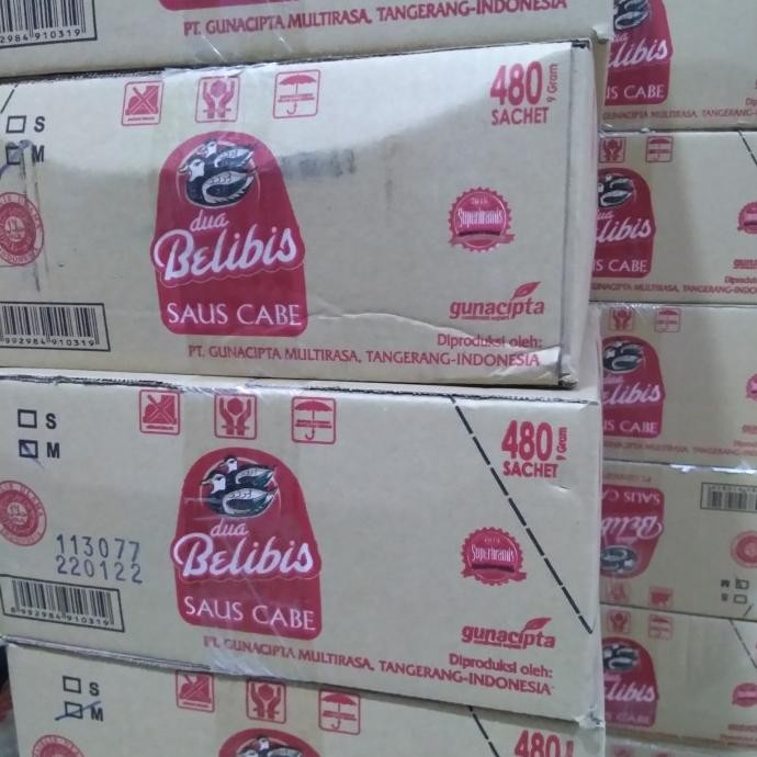 

PROMO - Sambal belibis sachet @ 9gr karton isi 480 pcs