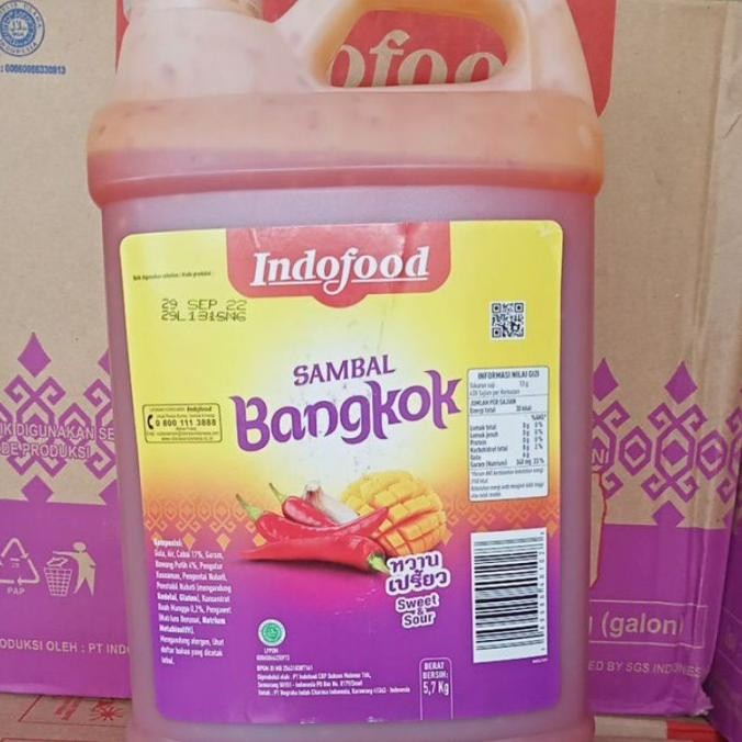 

INDOFOOD SAMBAL BANGKOK 6 Kg / Galon