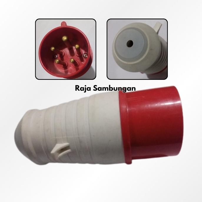 STEKER GENSET 5 KAKI 16A STOP KOTAK PLUG MOBILE SOCKET MALE TERMINAL COLOKAN 1111T