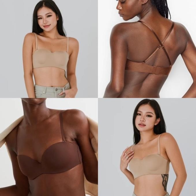 Wacoal Second Skin Seamless Strapless Bra Kemben Bh Bandeau Beha Sale BS01