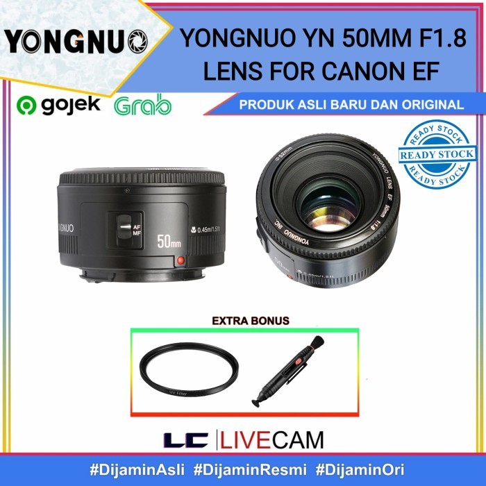 YONGNUO YN 50MM F1.8 / LENSA YONGNUO 50MM F1.8 EF