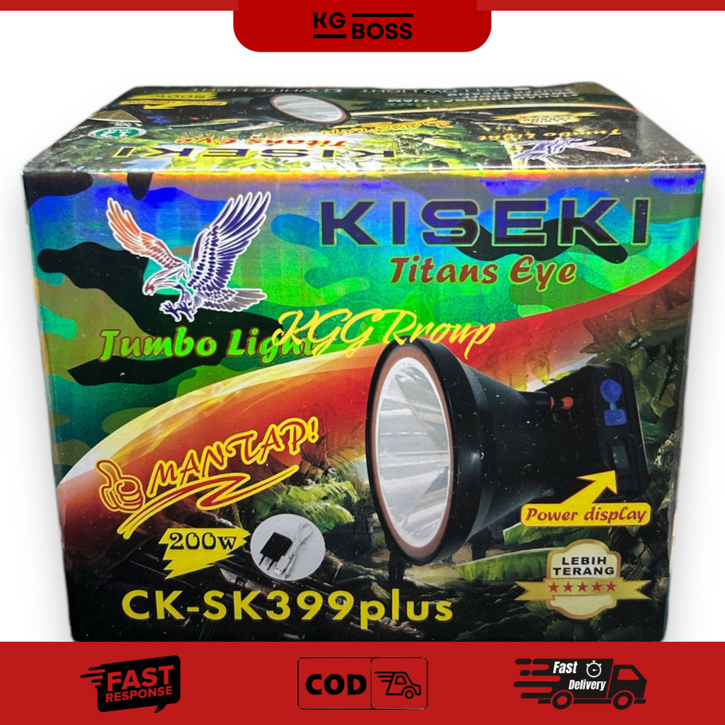KISEKI SENTER KEPALA KISEKI CK 399+ 399 PLUS PUTIH HEADLAMP KISEKI