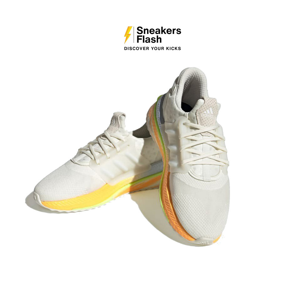 ADIDAS X Plr Boost Cloud White Flash Orange Sepatu Lari Pria - IF2922 - Size 44.7