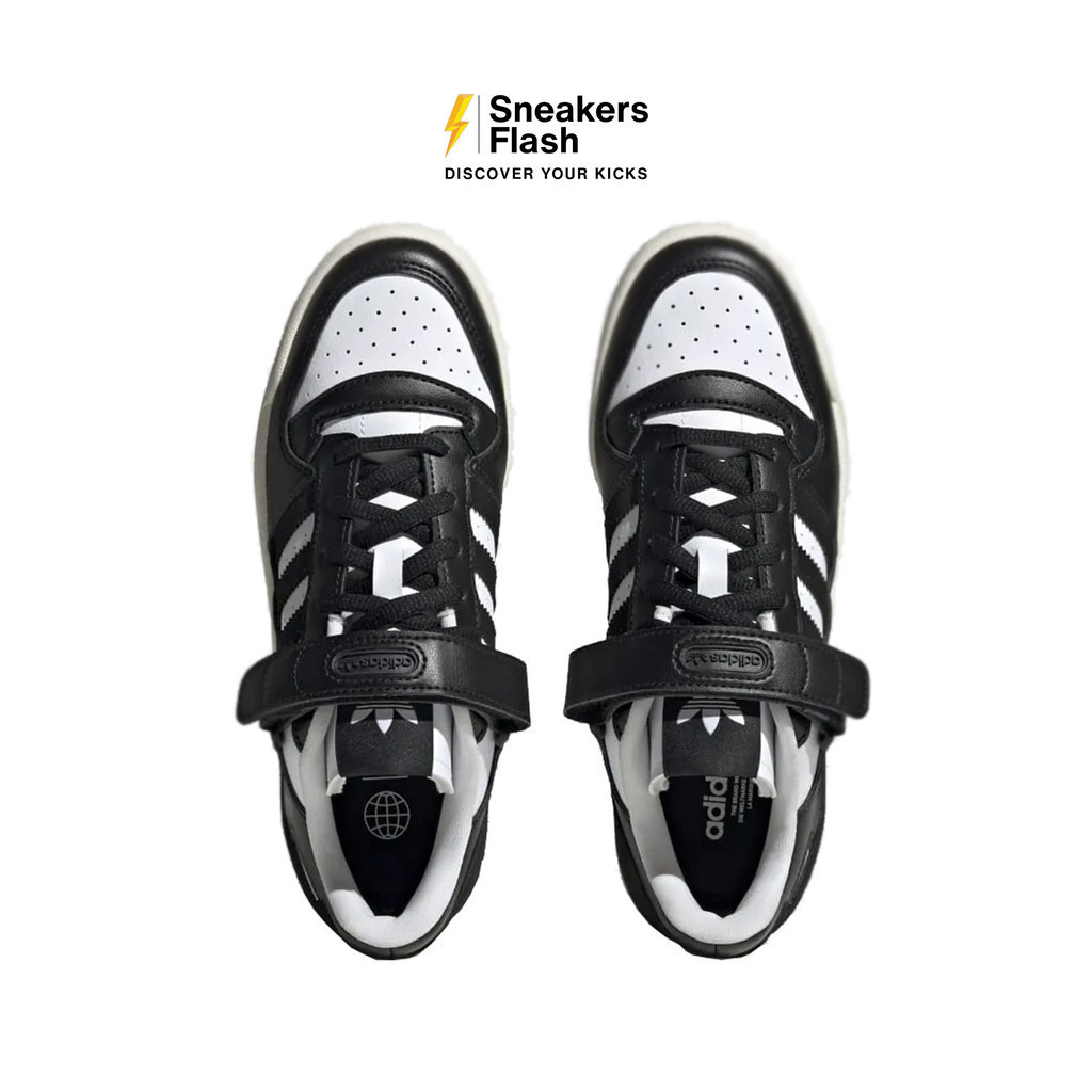 ADIDAS Forum Low Black Neon Green Sepatu Sneakers Wanita - HQ4425 - Size 36.7