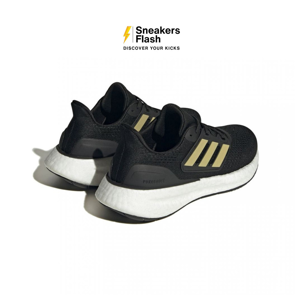 ADIDAS Pureboost 23 Black Gold Sepatu Lari Wanita - IF2391 - Size 37.3