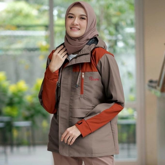 JAKET WANITA PARASUT ANTI AIR JEKET MOTOR CEWEK WINDBREAKER ORIGINAL