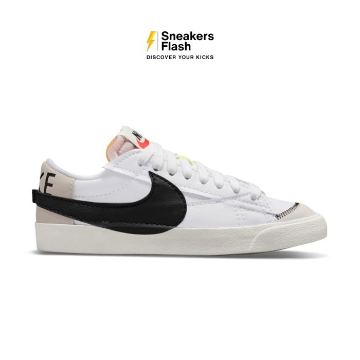 NIKE Blazer Low 77 Jumbo White Black Sail Sepatu Sneakers Pria - DN2158101 - Size 45