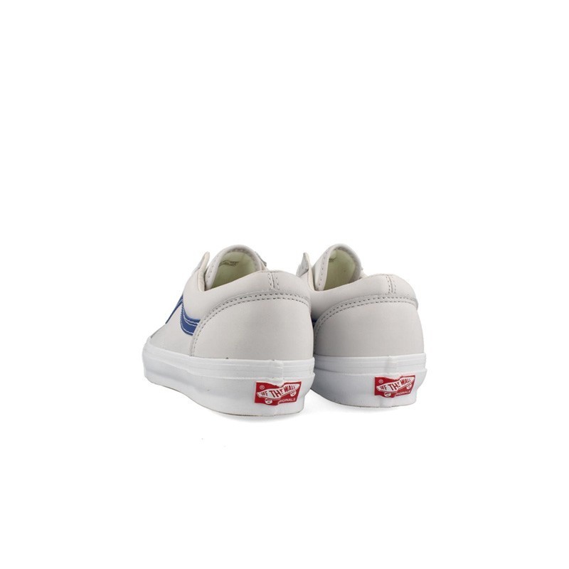 VANS Vault Og Style 36 Lx True White Blue Sepatu Pria - VN0A4BVE21B - Size 44.5