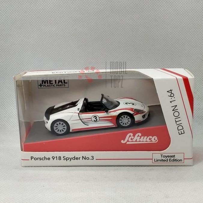 Schuco Diecast Porsche 918 Spyder Toyeast Limited Edition