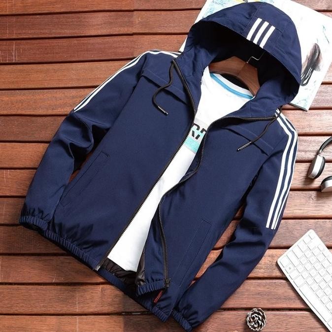 JAKET PRIA PARASUT ANTI AIR