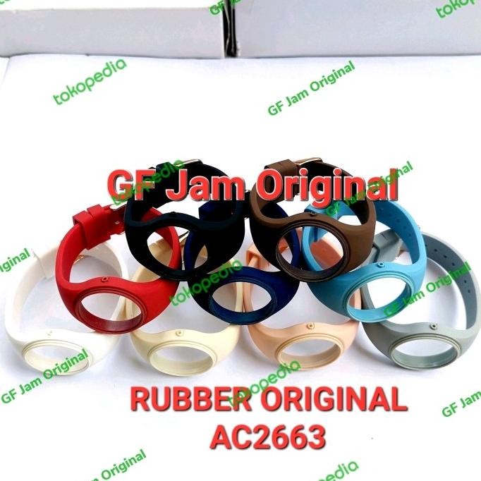 ALEXANDRE CHRISTIE AC2663 / AC 2663 ROSEGOLD RUBBER BLUE NV JAM TANGAN