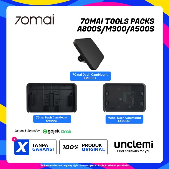 70mai DashCam Tool Packs A800S-1/A500S-1/D06/M300 70mai Static Sticker