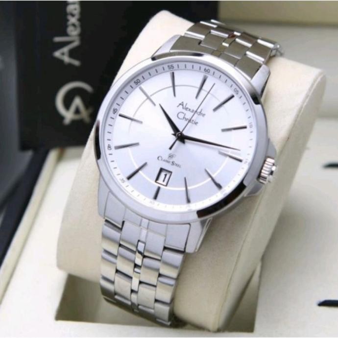 ALEXANDRE CHRISTIE AC8655 AC 8655 JAM PRIA STAINLESS STEEL SILVER