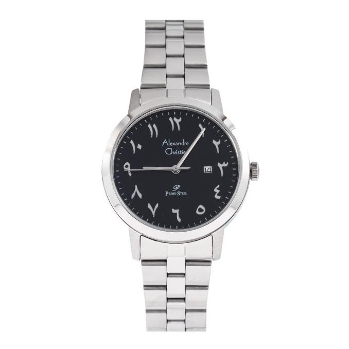 JAM WANITA ALEXANDRE CHRISTIE AC1024 AC 1024 SILVER BLACK ORIGINAL
